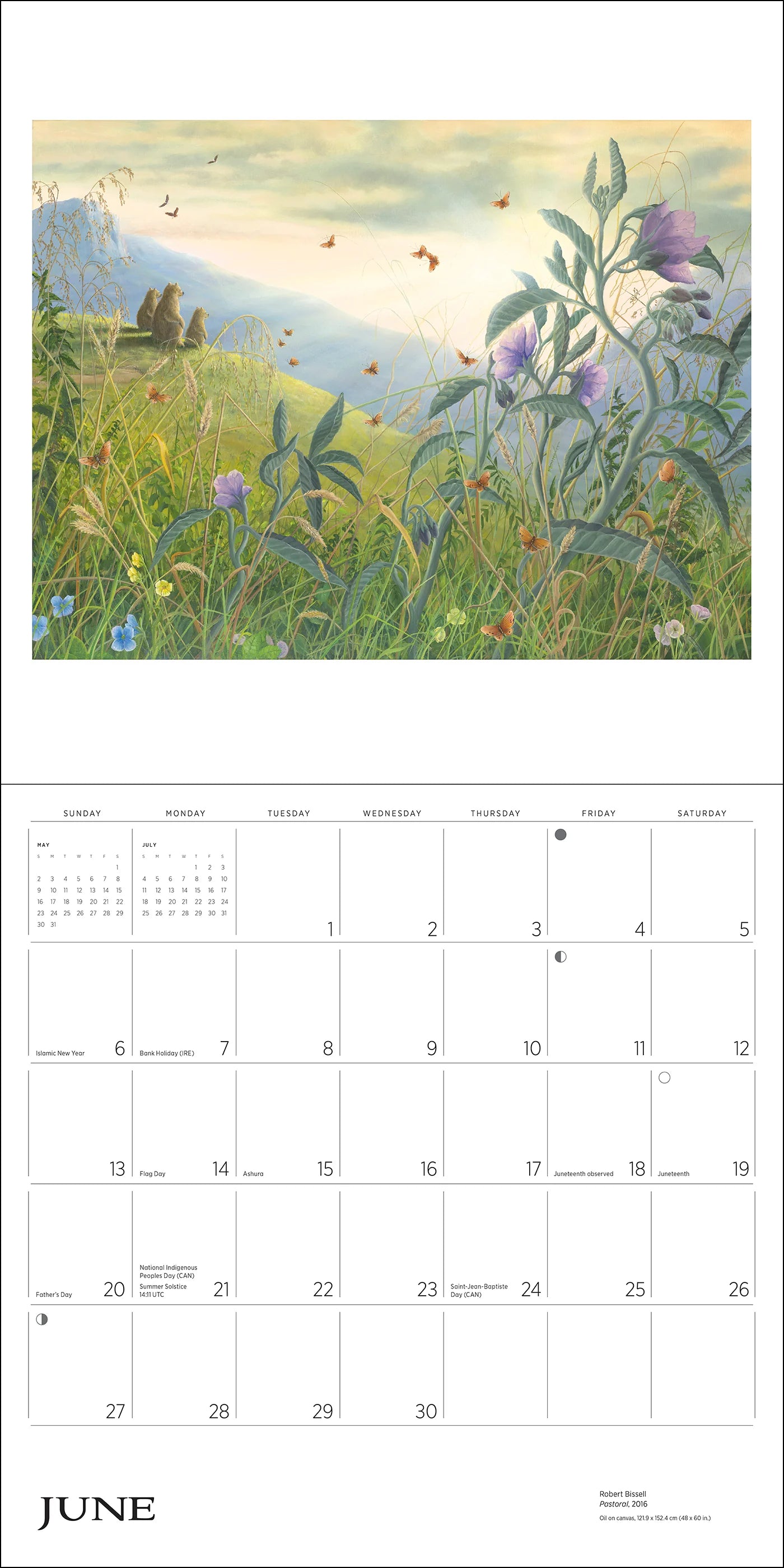 Spirit: The Paintings of Robert Bissell 2027 Wall Calendar