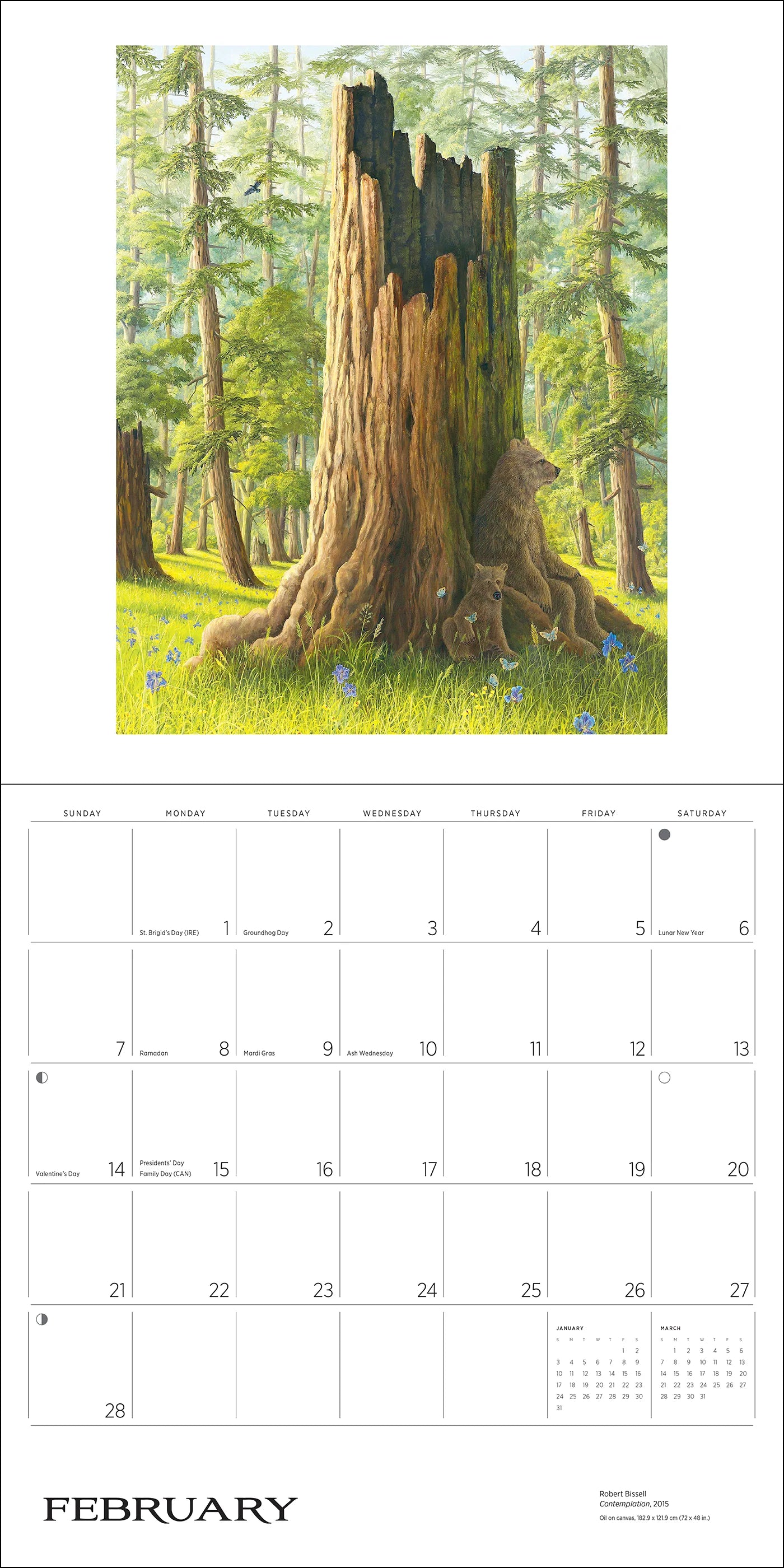 Spirit: The Paintings of Robert Bissell 2027 Wall Calendar