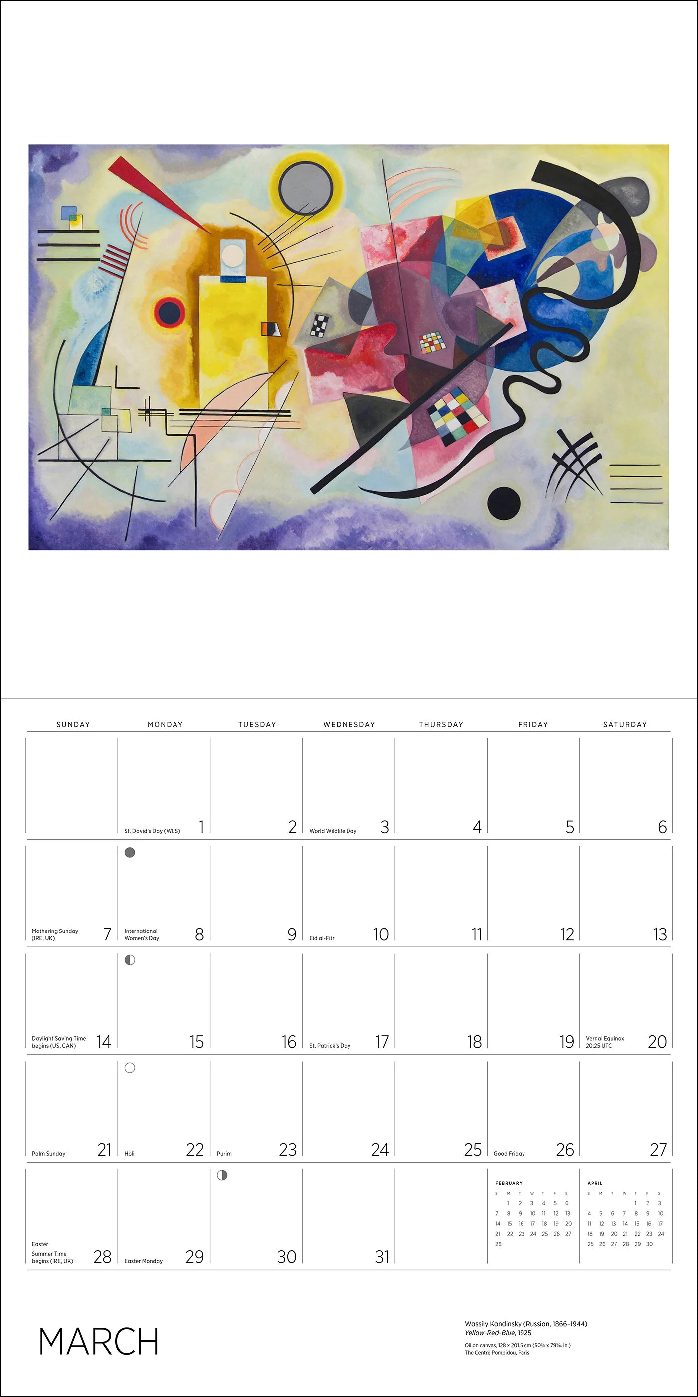 POM Kandinsky 2027 Wall Calendar