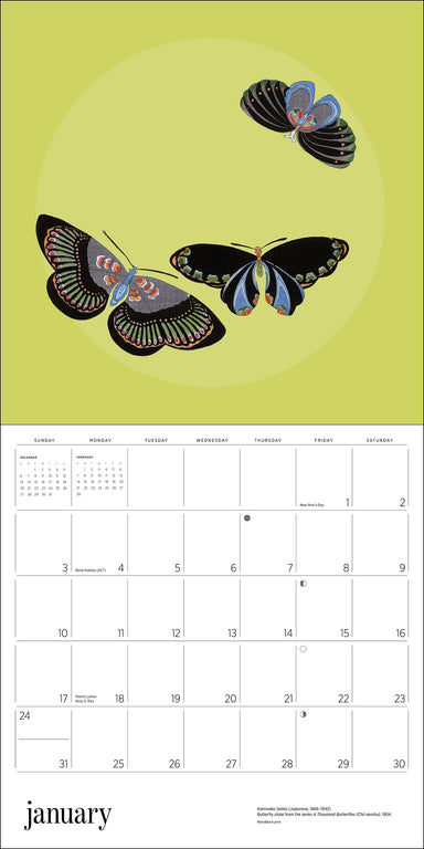 POM Butterflies 2027 Wall Calendar