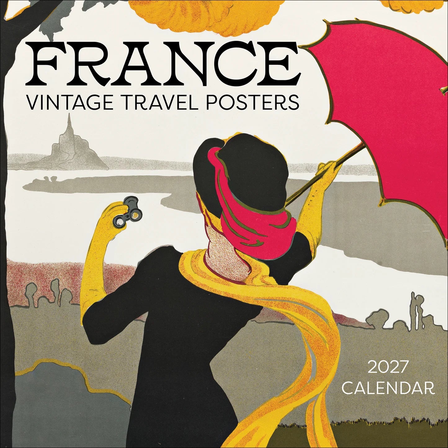 POM France: Vintage Travel Posters 2027 Wall Calendar