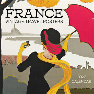 POM France: Vintage Travel Posters 2027 Wall Calendar