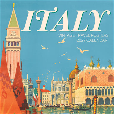 POM Italy: Vintage Travel Posters 2027 Wall Calendar