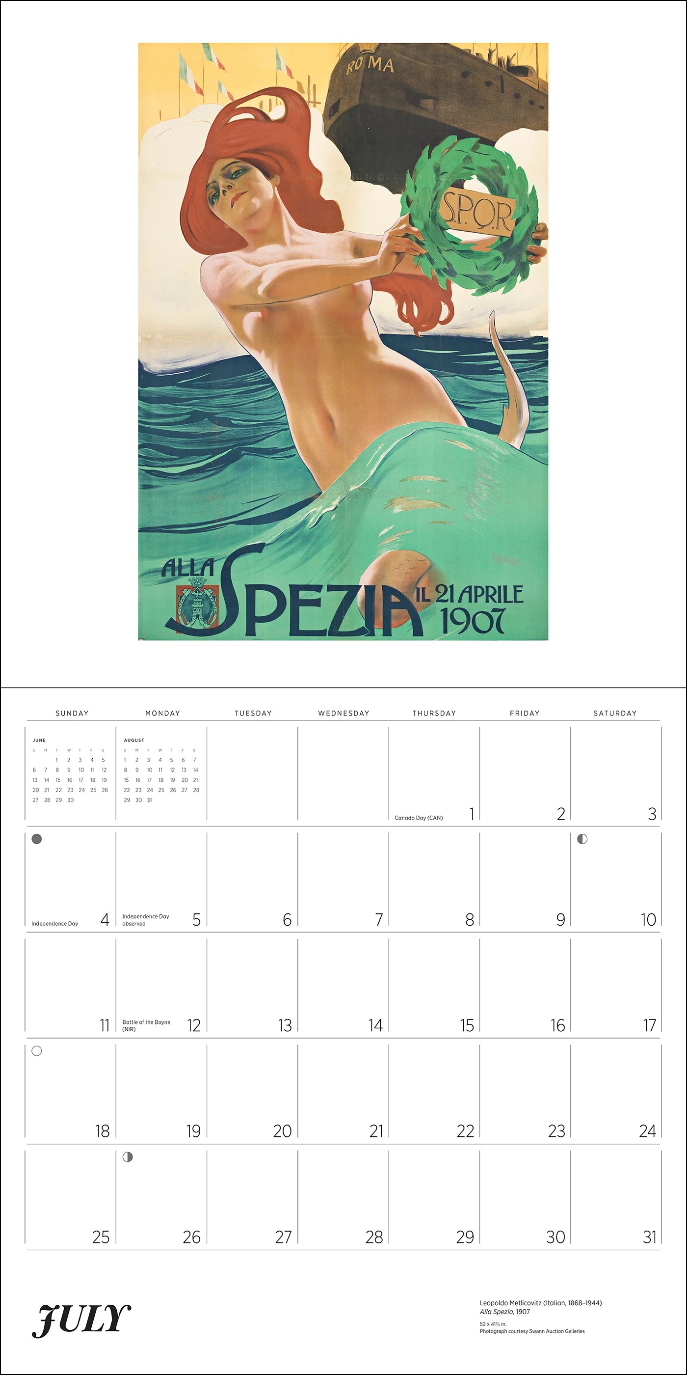 POM Italy: Vintage Travel Posters 2027 Wall Calendar