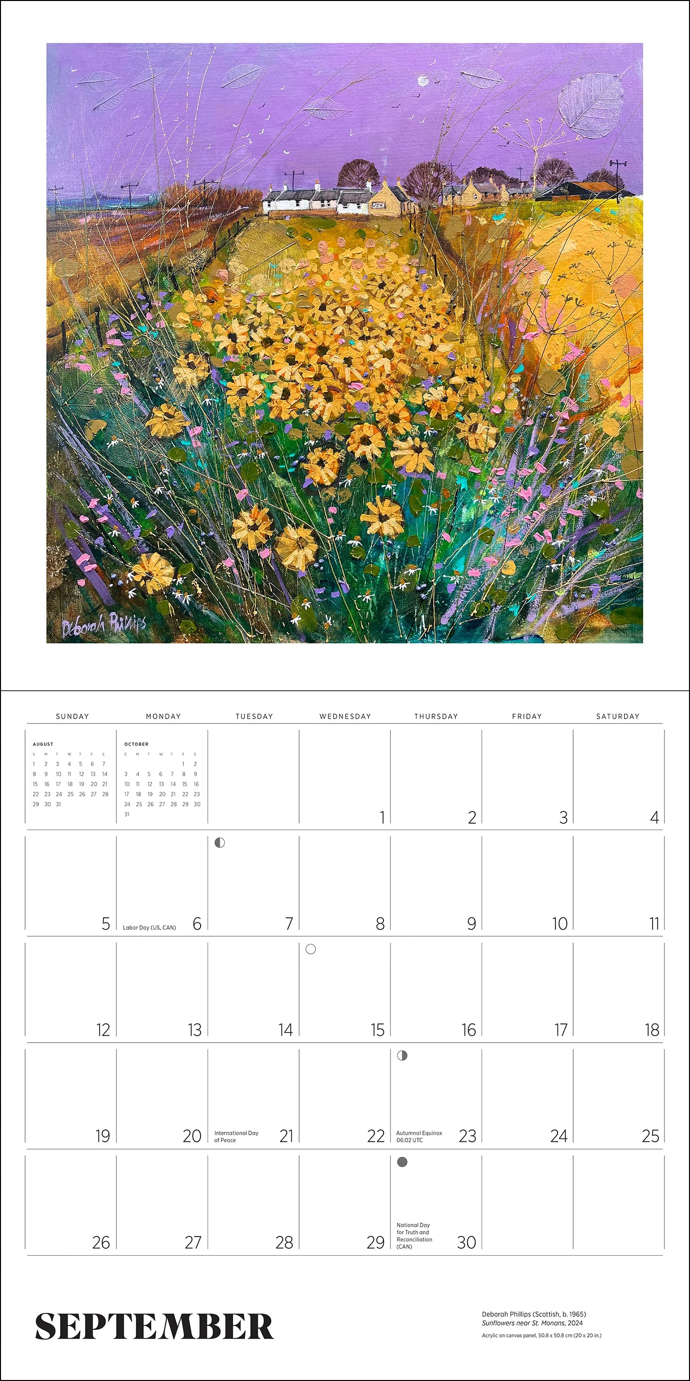 POM Scotland: The Art of Deborah Phillips 2027 Wall Calendar