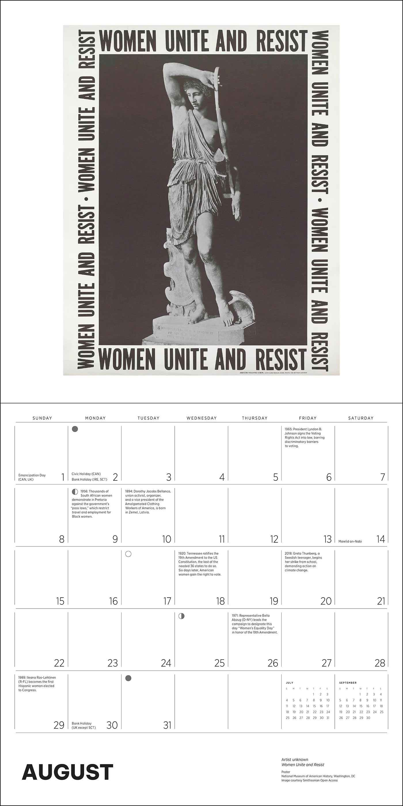 POM The Fight for Women’s Rights 2027 Wall Calendar