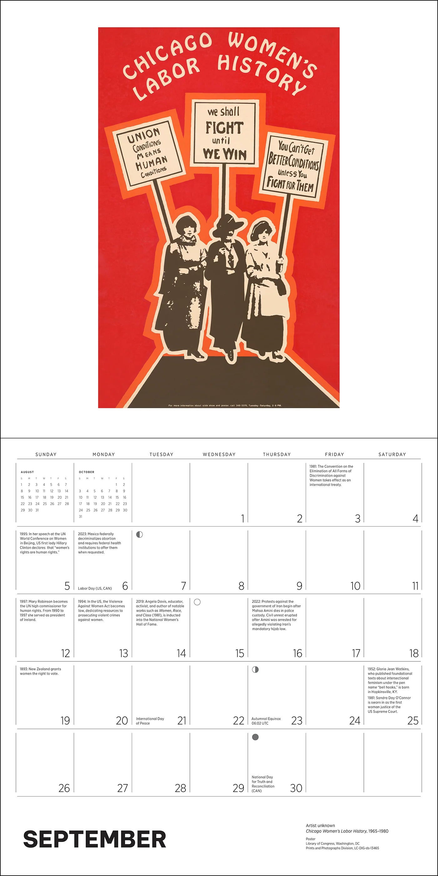 POM The Fight for Women’s Rights 2027 Wall Calendar