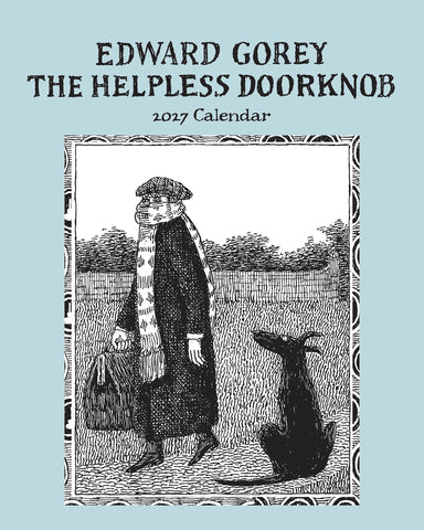 POM Edward Gorey: The Helpless Doorknob 2027 Mini Wall Calendar