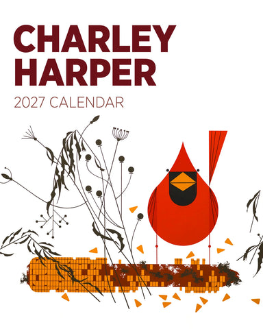 POM Charley Harper 2027 Mini Wall Calendar