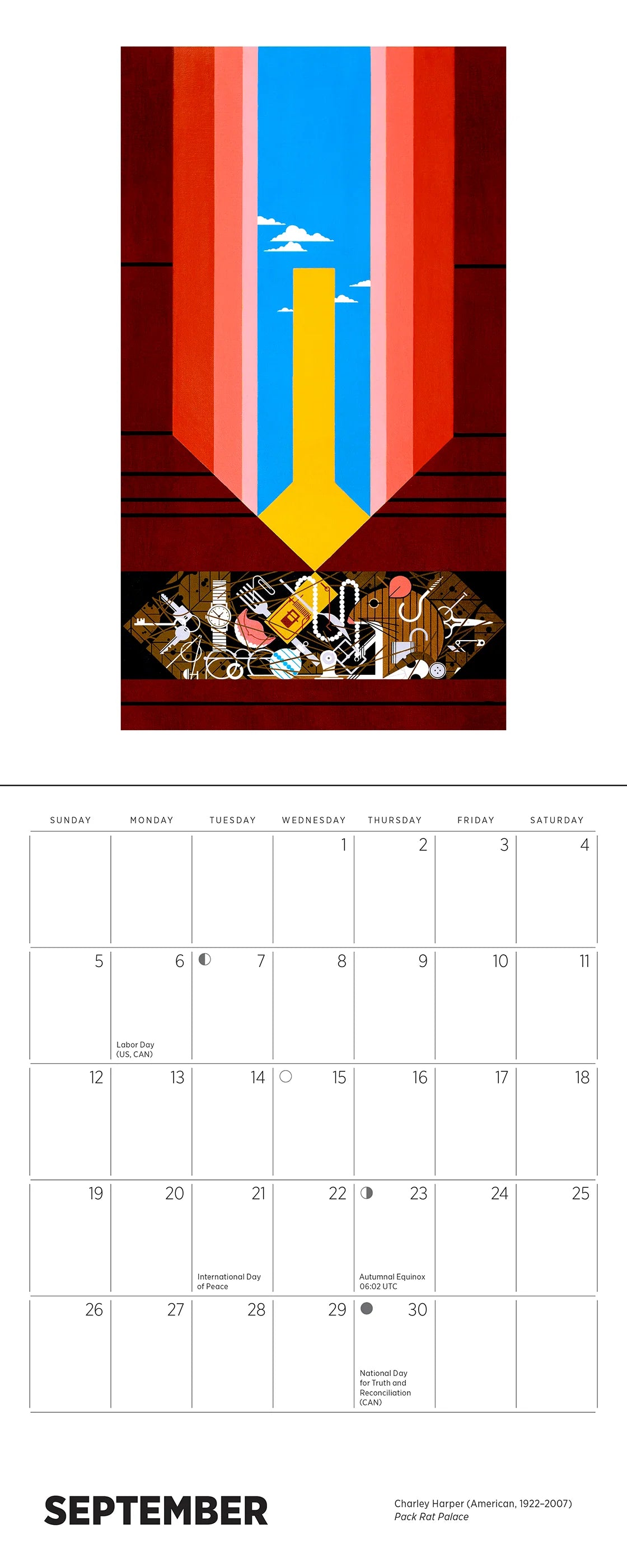 POM Charley Harper 2027 Mini Wall Calendar