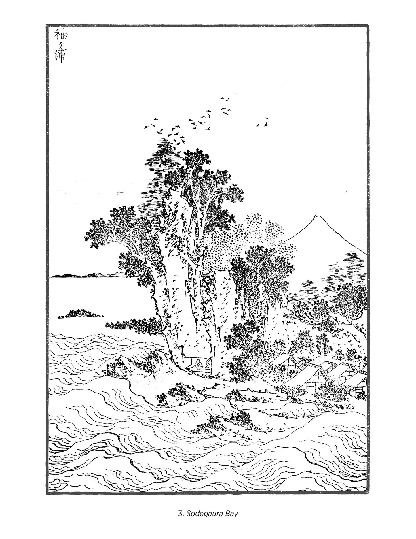 Hokusai: Views of Mt. Fuji Coloring Book