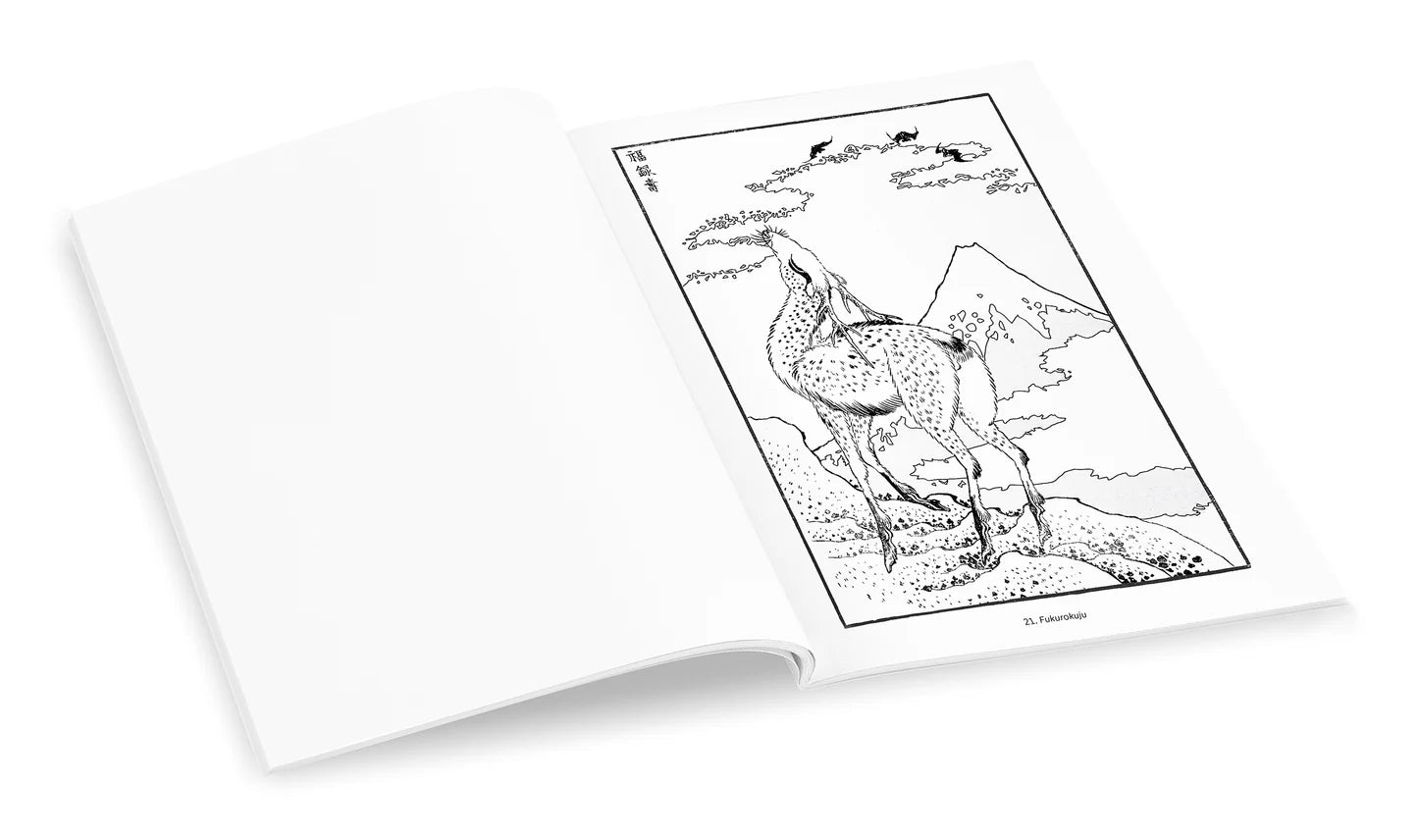 Hokusai: Views of Mt. Fuji Coloring Book