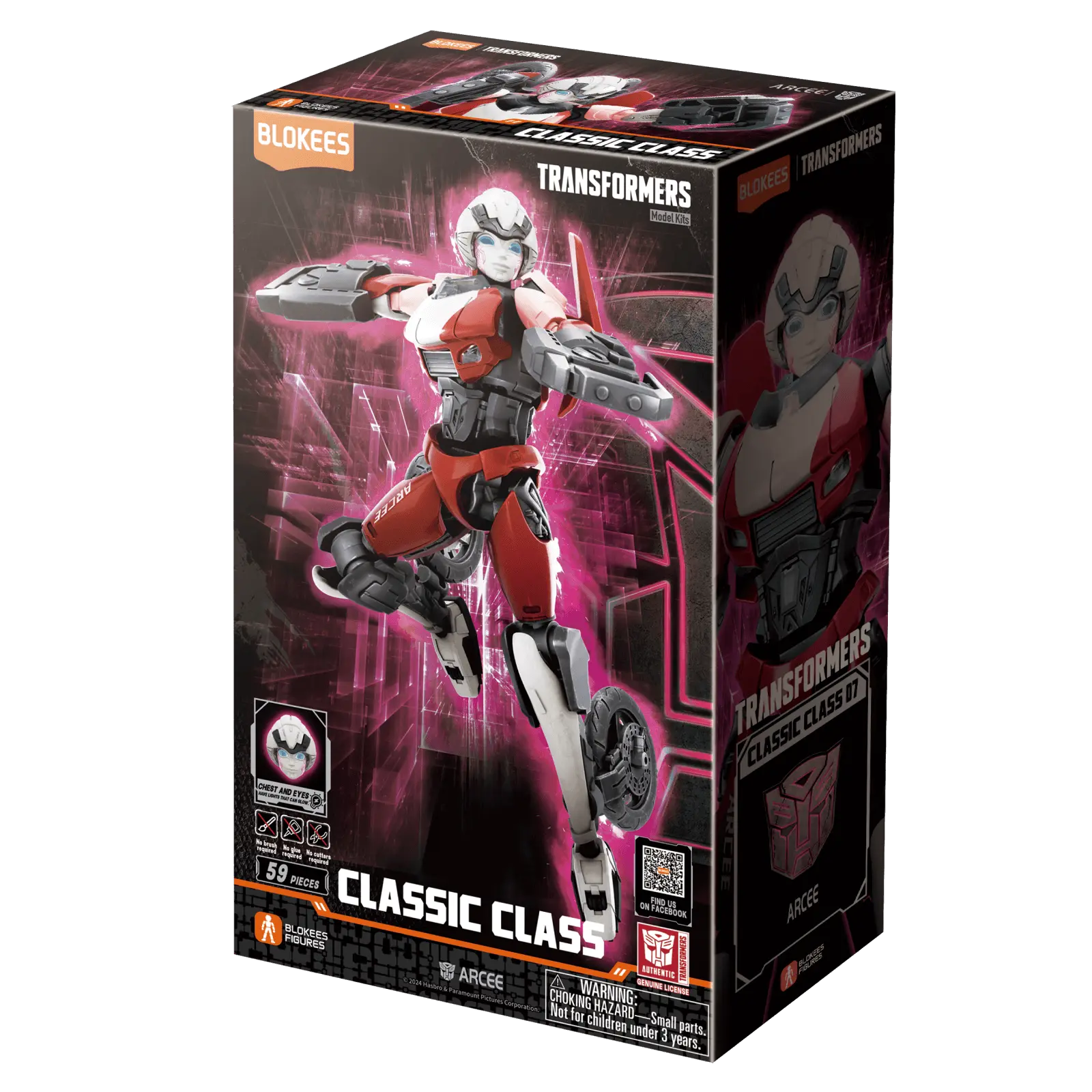 BLK Transformers Classic Class 07 - Arcee - Rise of the Beasts
