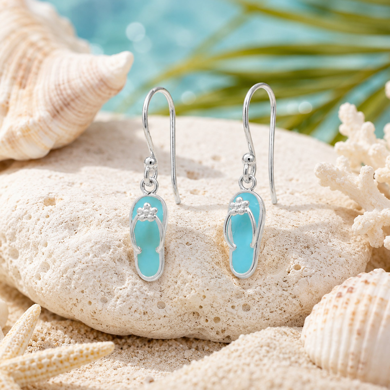 BOMA Summer Flip Flop Dangle Earrings