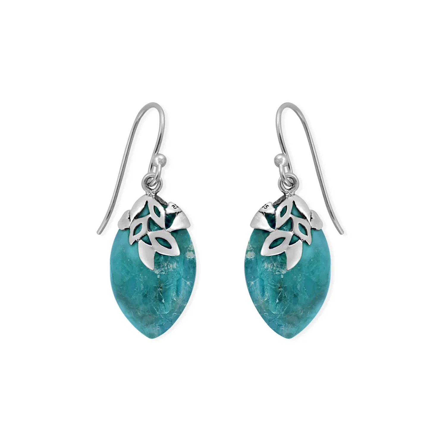 BOMA Stone Teardrop Earrings - Turquoise