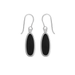 BOMA Alina Teardrop Bezel Earrings with Onyx