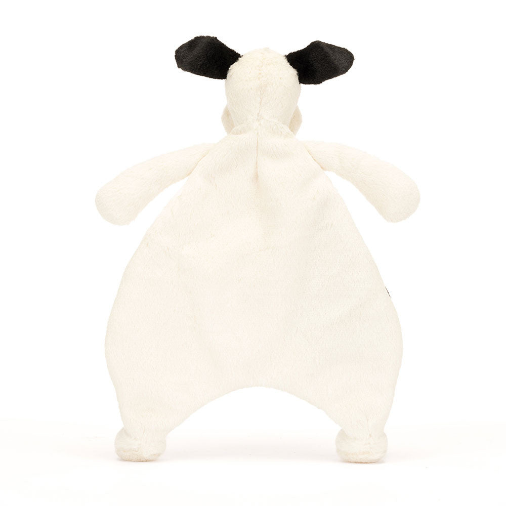 Jellycat Bashful Black & Cream Puppy Comforter    