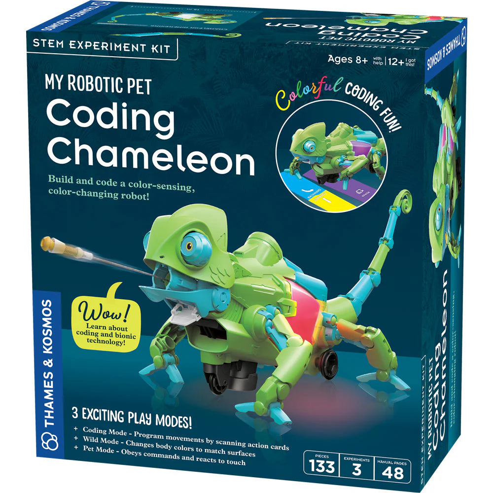 My Robotic Pet Coding Chameleon