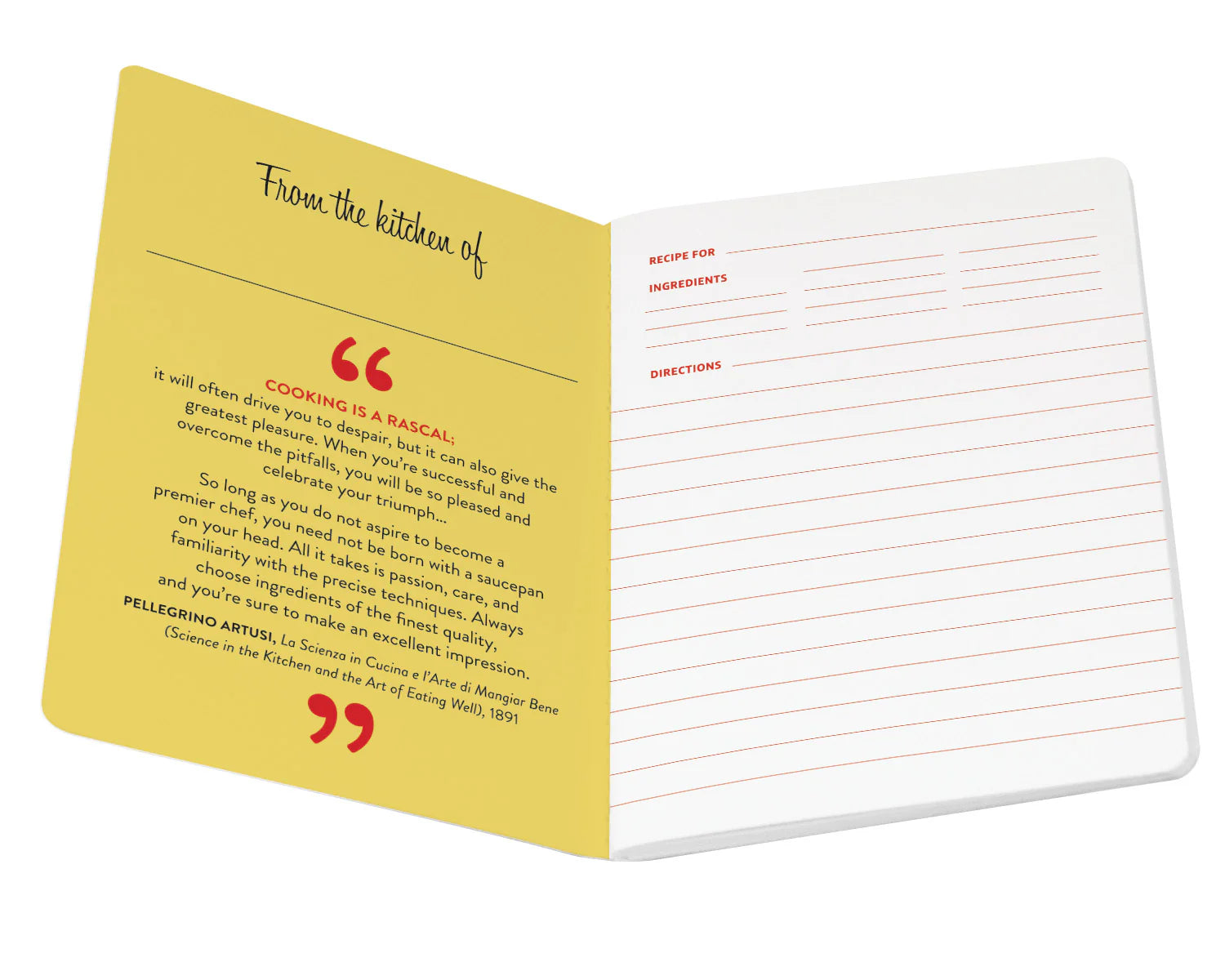 UPG Cooking Notebook