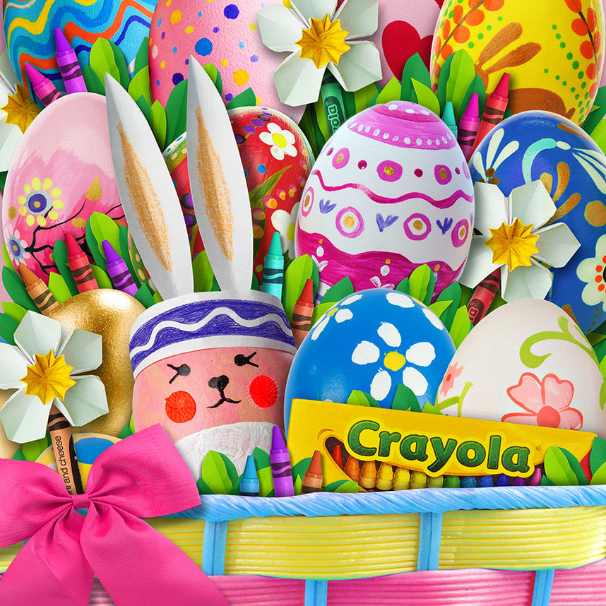 Crayola's Colorful Eggs 500 Piece Puzzle