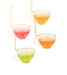 Glass Gold Glittered Tea Cup Ornament (Single) - Random Style