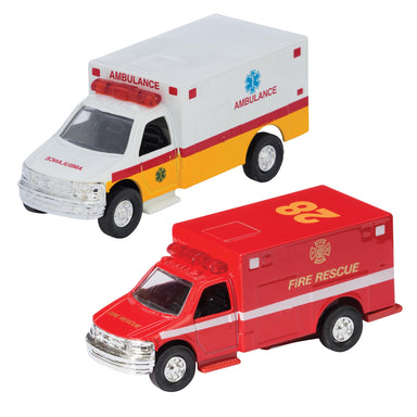 Diecast Ambulance - (Single) Assorted Colors