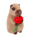 Capybara With Rose