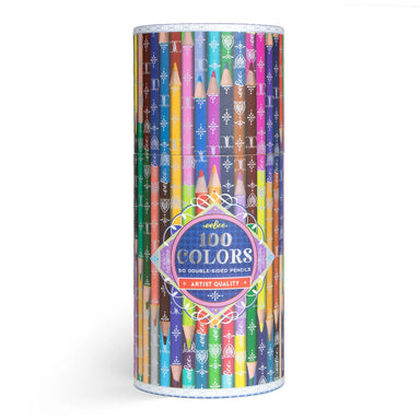 eeBoo 100 Colors - 50 Double Sided Color Pencils
