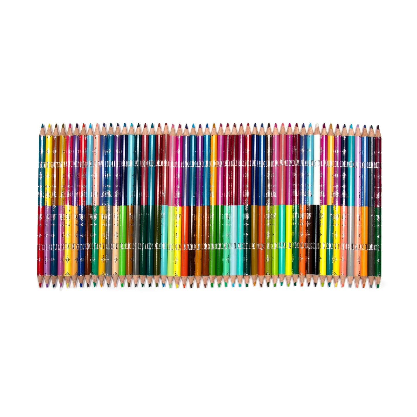 eeBoo 100 Colors - 50 Double Sided Color Pencils