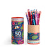 eeBoo Victoria's 50 Colors - 25 Double Sided Color Pencils