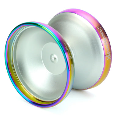 DUNCAN Grasshopper GTX 2.0 Yo-Yo - Silver with Rainbow Rims