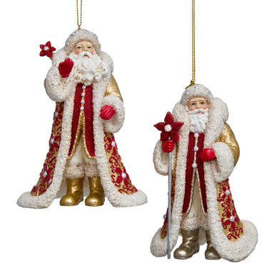 Holiday Diamonds Santa Ornament (Single) - Random Style