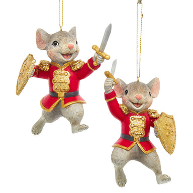 Nutcracker Suite Red Mouse Soldier Ornament (Single) - Random Style