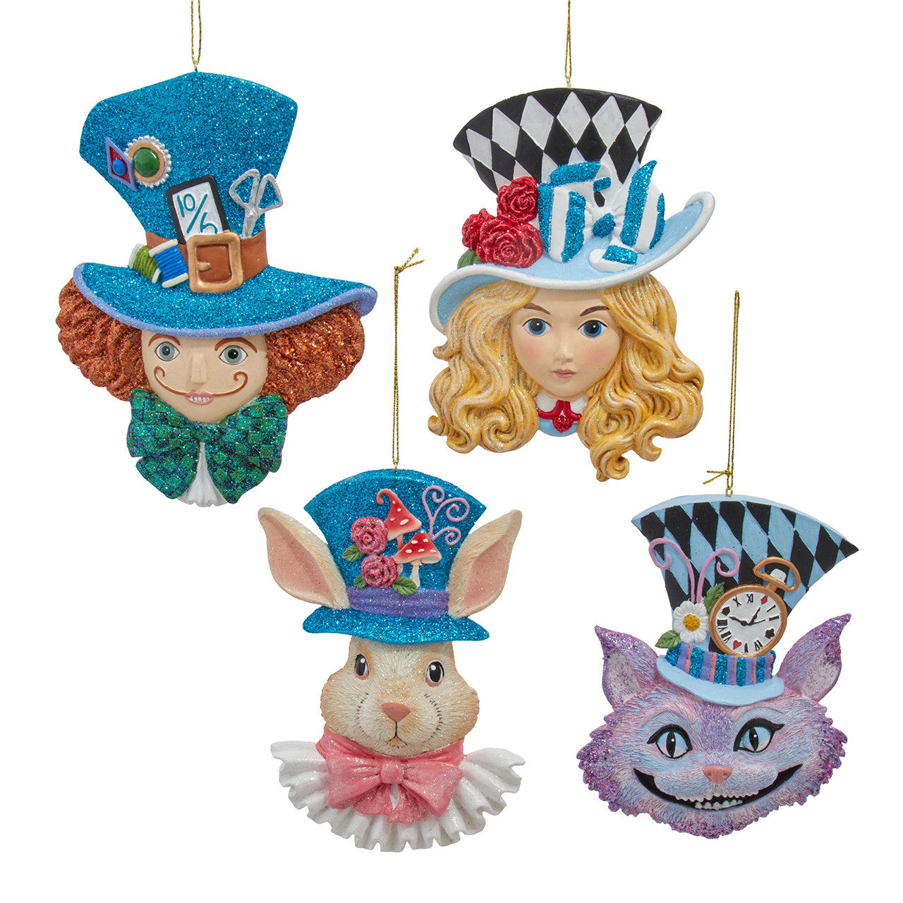 Alice in Wonderland Character Head Ornament (Single) - Random Style