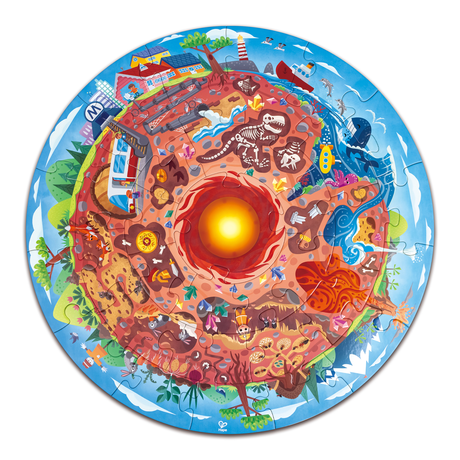 Hape Underground World Puzzle - 36 Pieces