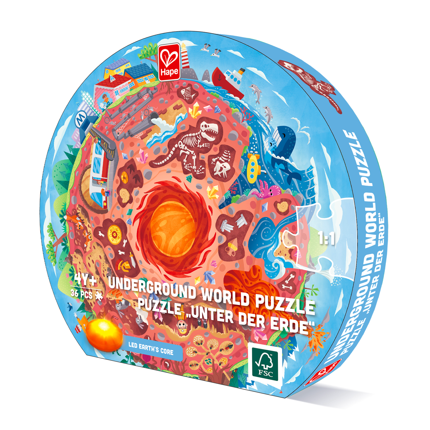 Hape Underground World Puzzle - 36 Pieces