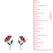 BOMA Red Carnation Stud Earrings