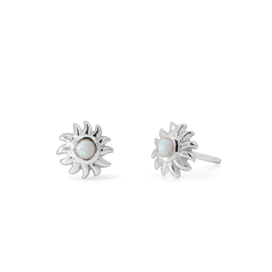 BOMA Clare Sunburst Studs with Opal