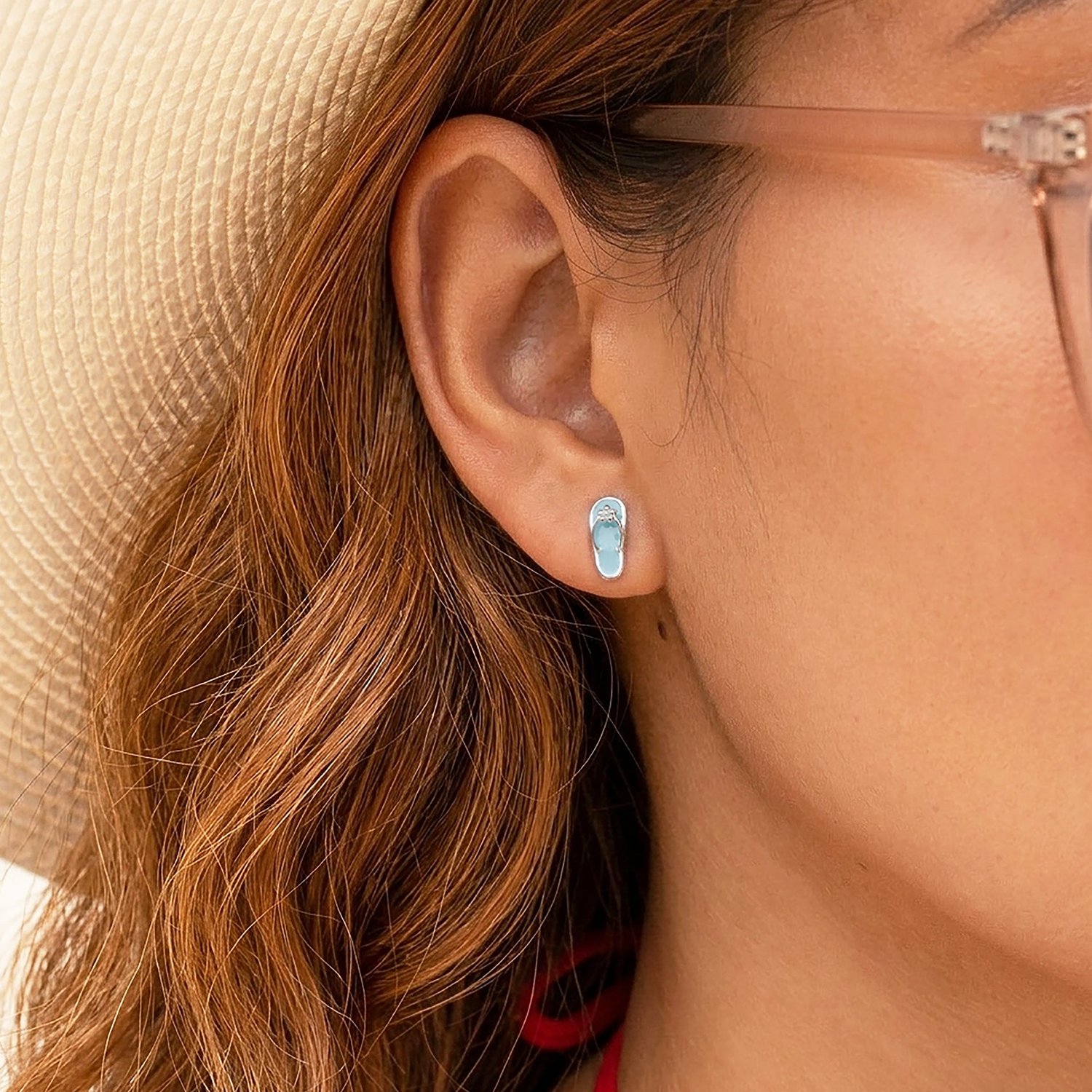 BOMA Summer Flip Flop Stud Earrings