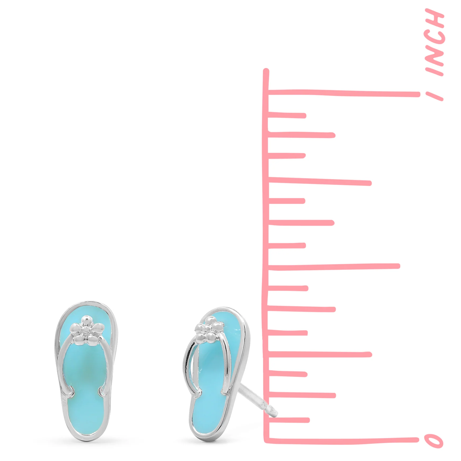 BOMA Summer Flip Flop Stud Earrings