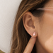 BOMA Palm Sunset Surfboard Stud Earrings