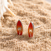 BOMA Palm Sunset Surfboard Stud Earrings