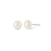 Boma Sterling Silver Post Earring - White Pearl    