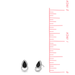 BOMA Halo Teardrop Stud Earrings - Onyx