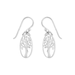 Boma Sterling Silver Oval Tree Earrings