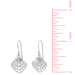 BOMA Outline Scallop Shell Dangle Earrings