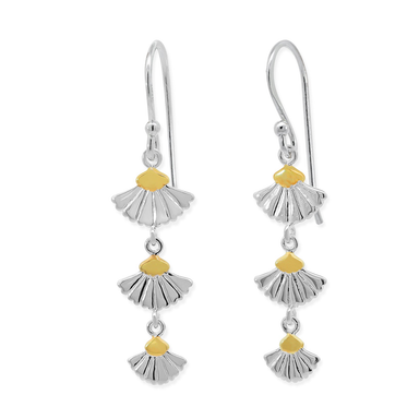 BOMA Cascading Petal Dangle Earrings