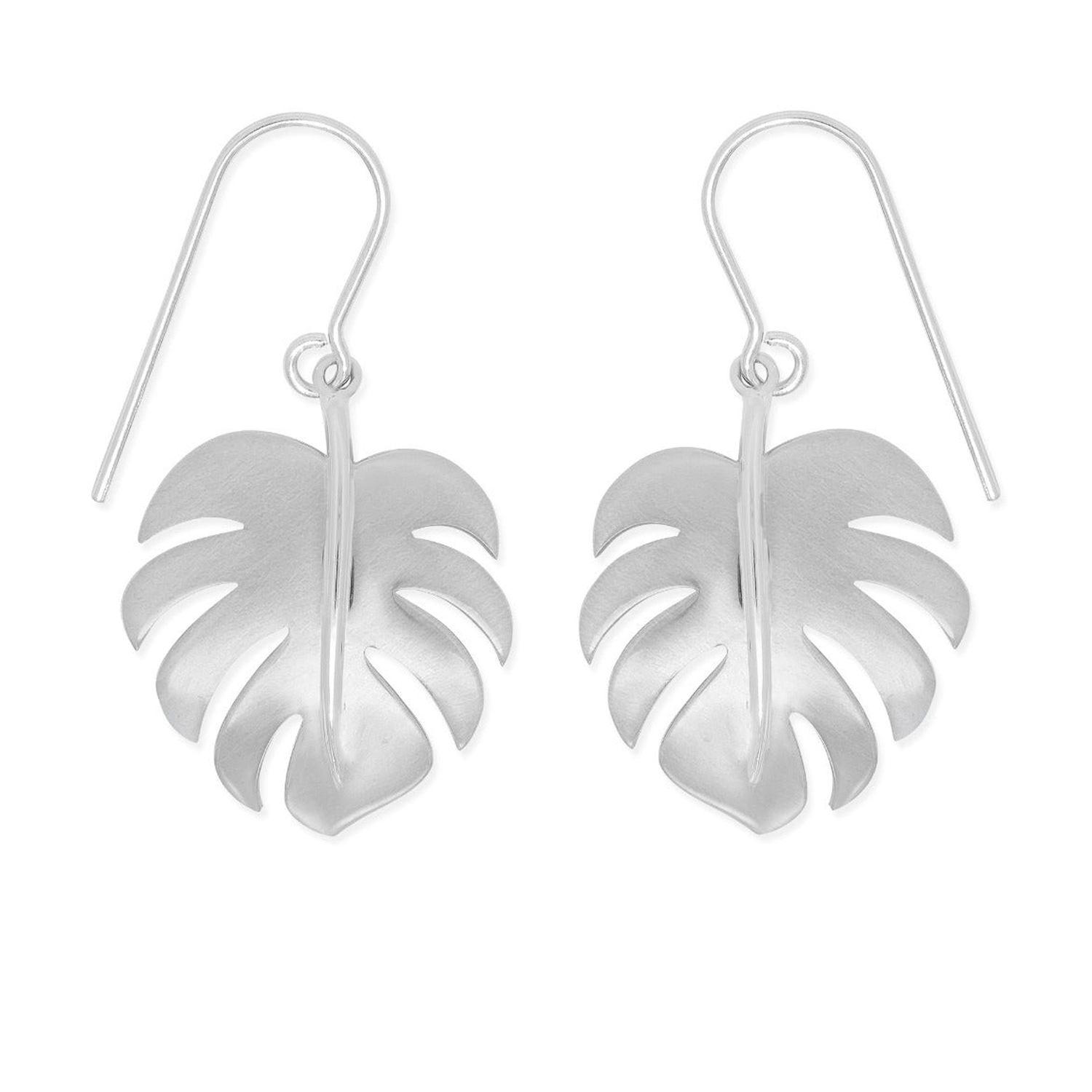 BOMA Monstera Leaf Dangle Earrings
