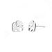 Boma Sterling Silver Post Earrings - Elephant Profile    