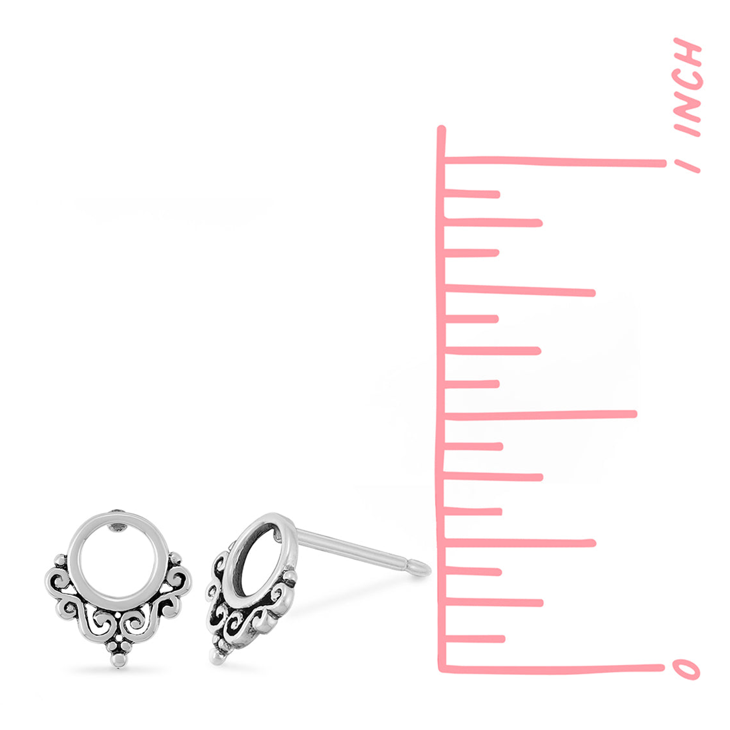 BOMA Bohemian Filigree Studs